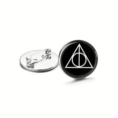 Deathly Hallows Brooch Pins Dress Suit Hats Scarves Pants Brooches Pins Jewelry