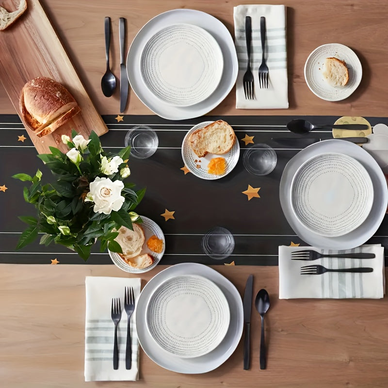 Space Theme Rocket Planet Table Runner 33x182 cm