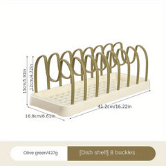 Kitchen Dish Bowl Rack Multifunctional Pot Lid Organizer
