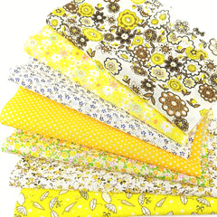 7pcs 24 89 Cm Floral Printed Quilting Fabric Cotton Craft DIY Doll Clothes Fabri