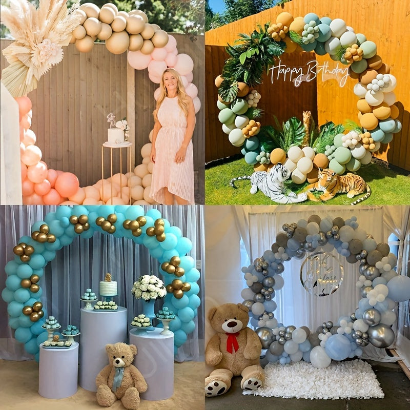 DIY Round Balloon Arch Wreath Frame for Wedding Party Decoration