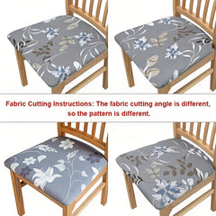 Stretchy Removable Dining Chair Seat Covers Washable Slipcover
