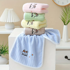 Duck Pattern Towel Soft Face Towel for Home Bathroom 9.8x19.6in