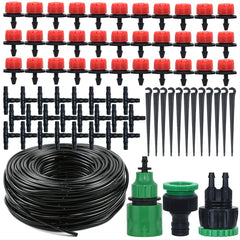 Adjustable Drip Irrigation System for Gardens - Micro Drippers for Gre