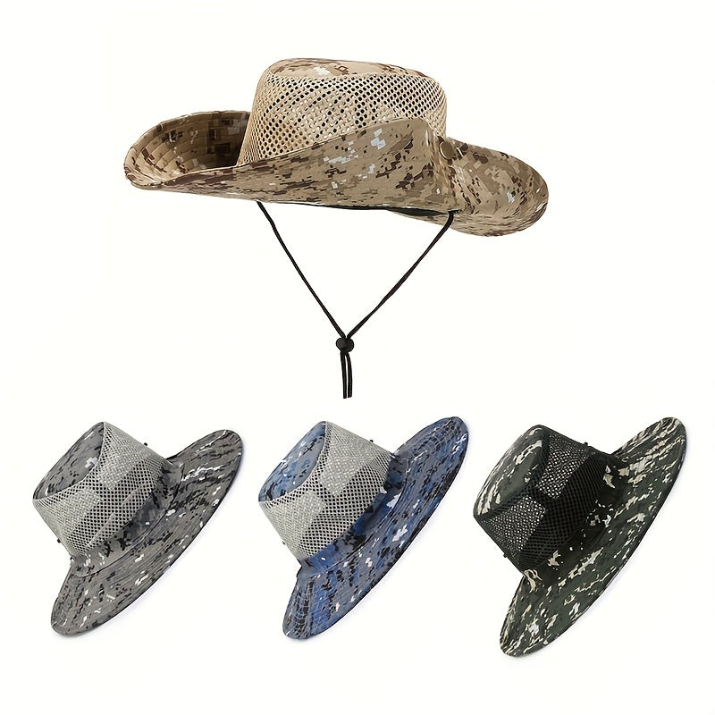 Summer Casual Camouflage Sun Hat for Men