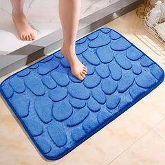 Absorbent Bathroom Mat Memory Foam Washable Bath Rug
