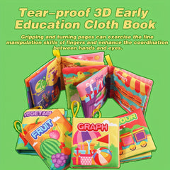 Youngsters Cloth Book Set - Interactive Toy for Birthday