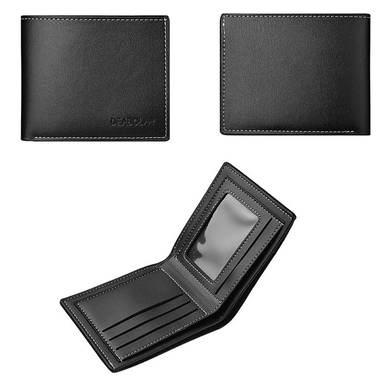 Men's PU Leather Wallet with Card Holder and Slots