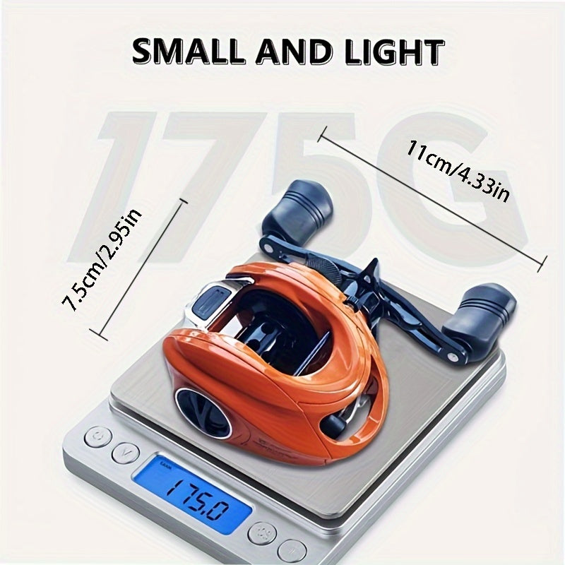 1pc 6.5:1 Metal Fishing Reel Ultralight Baitcasting Reel Left Right Hand