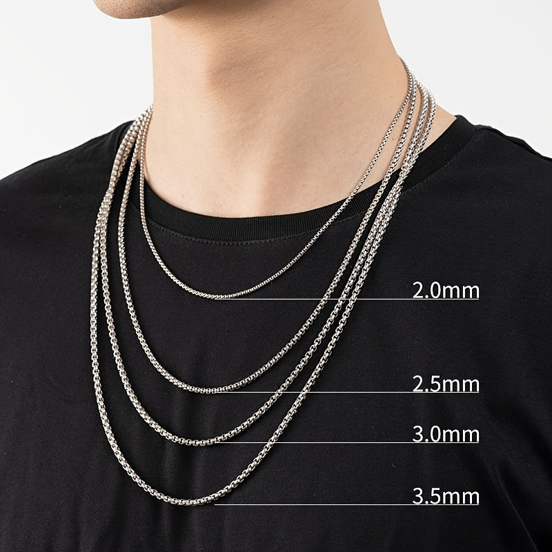 304 Stainless Steel Polished Chain Necklace for Men