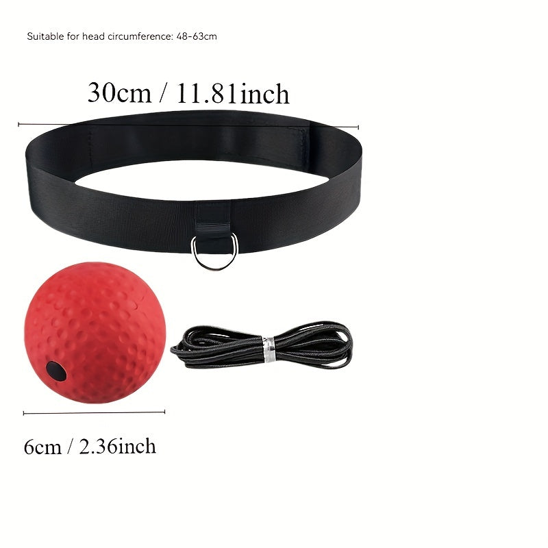 Boxing Reflex Ball Set with Headband & Gloves Bag