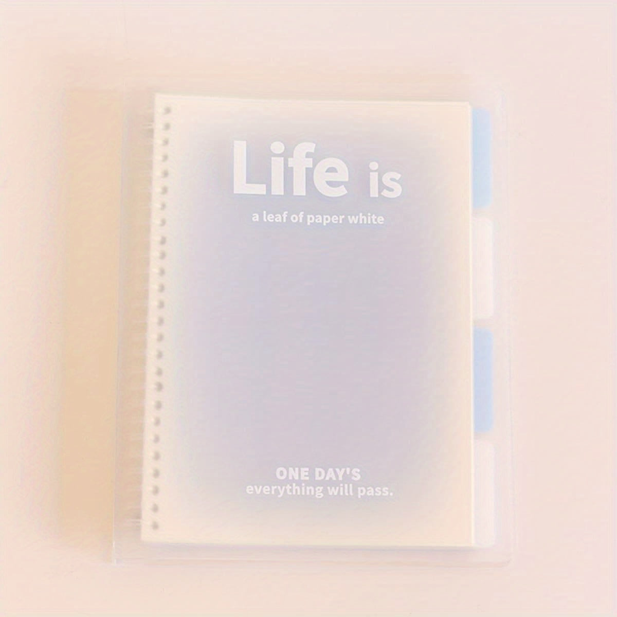 Fantasy Clear Transparent Journal Notebook Loose Leaf