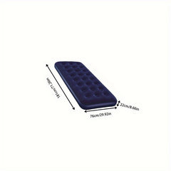 Inflatable Air Mattress PVC Waterproof Air Bed for Camping Road Trips
