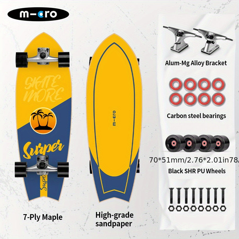 Maple Surf Skate Board Surfskate Street Land Waveboard Training