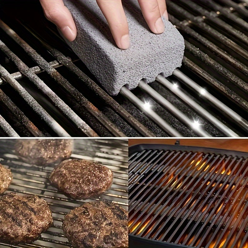 2pcs Pumice Stone Cleaning Bricks - BBQ Grill & Descaling Stone