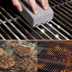 2pcs Pumice Stone Cleaning Bricks - BBQ Grill & Descaling Stone