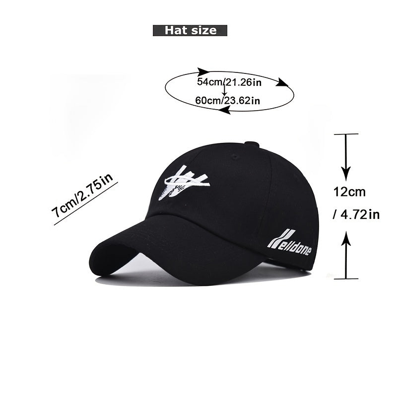 Embroidered Baseball Cap Snapback Hat Hip Hop Visor