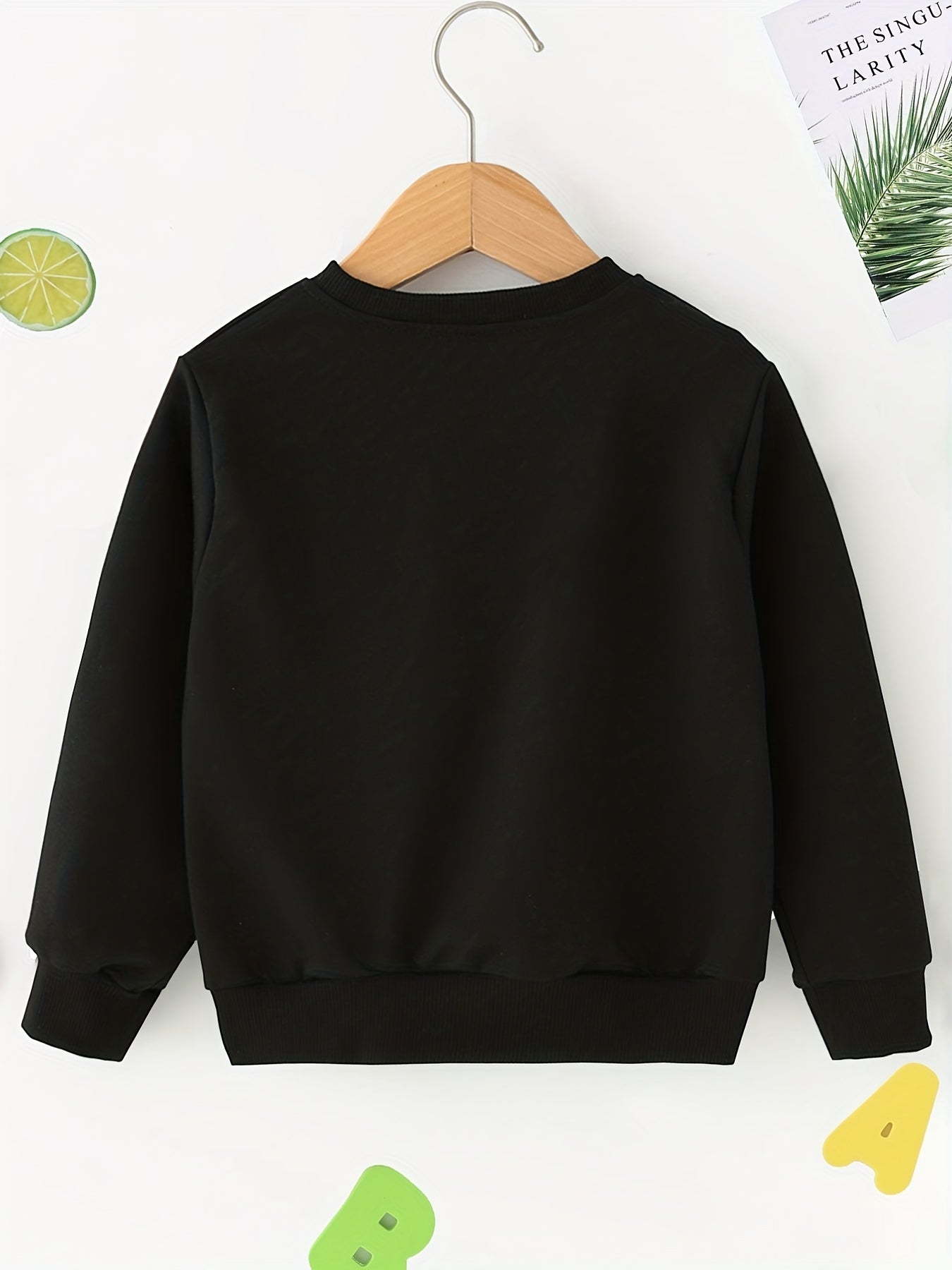 Boys Creative Print Sweatshirt Top Kids Clothes