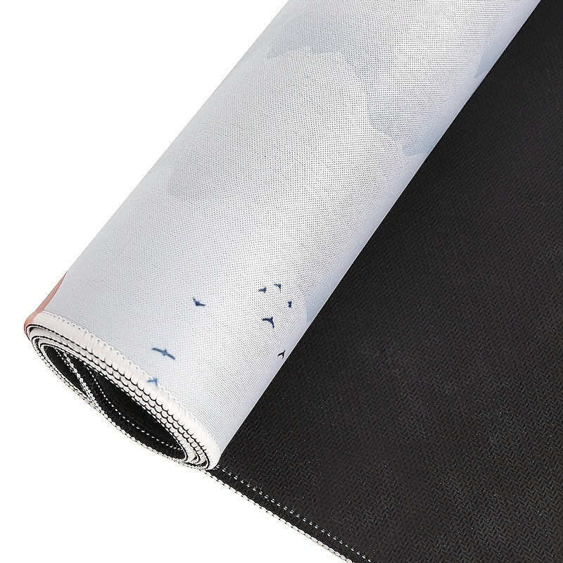 Large Landscape Pattern E-sports Mouse Pad Thick Stitched Edge Anti-slip Mat