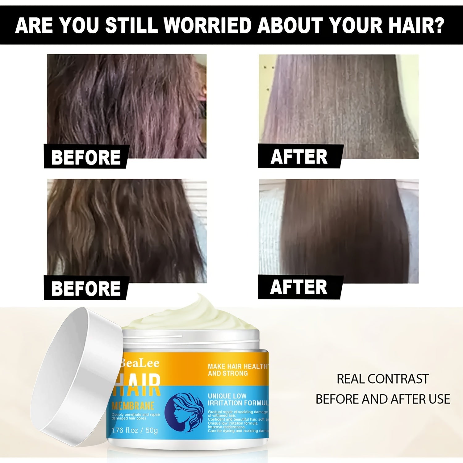 Natural Formula Keratin Hair Mask Intense Repair & Moisturizer
