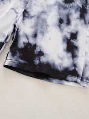 Boys' Tie Dye Printed Beach Shorts