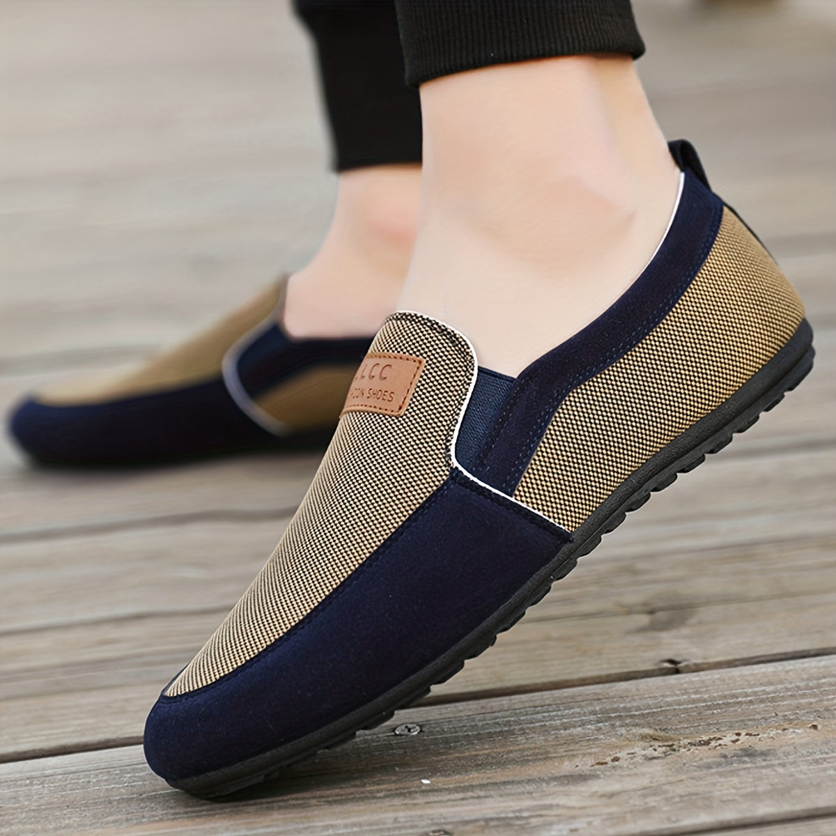 Men's Canvas Slip On Loafers - Assorted Colors