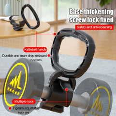 Dumbbells Kettlebell Handle Strength Training Quick Release Handle