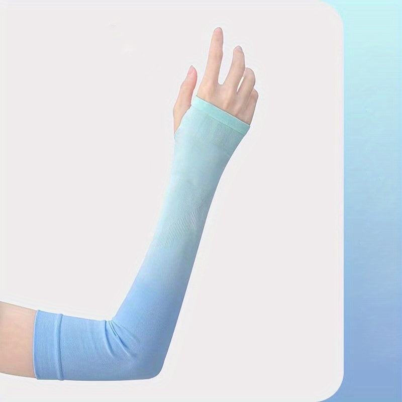 Gradient Fingerless Arm Sleeves for Men and Women