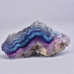 Rainbow Fluorite Slices - Raw Ore Edges - Natural Concepts