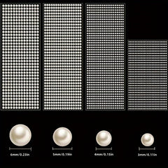 Self Adhesive Pearl Stickers For Beauty And Crafts