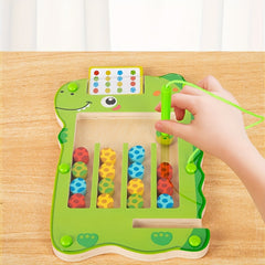 Dinosaur Maze Egg Walk Puzzle Toy Magnetic Connectors Creative Play