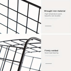 Iron Kitchen Seasoning Hanging Basket Desktop Storage Basket