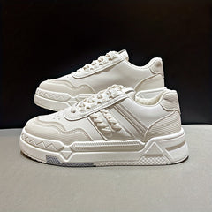 Low Cut Lace Up Skate Shoes Wear Resistance Non Slip Flat Sneakers