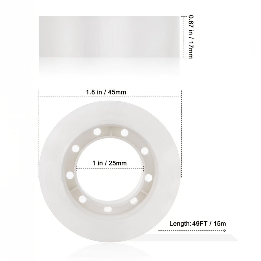 Clear Packing Tape 49ft, 1.3 Packs