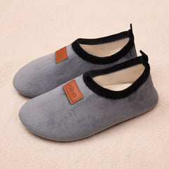 CITUO Baby Boys Slip On House Shoes Soft Non-Slip Walking Shoes for Indoor