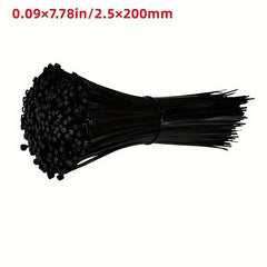 100pcs Nylon Cable Ties Cold Resistant Industrial Binding Belts