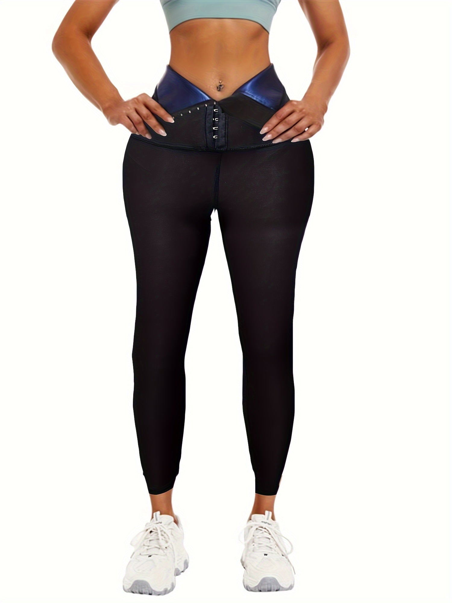 Women's High Waisted Sauna Sweat Pants Thermo Leggings