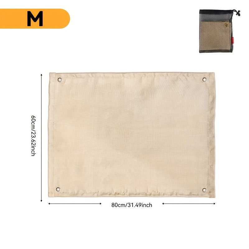 Fire Pit Mat 4 Layer Under Grill Mat Deck Patio Protect Mat