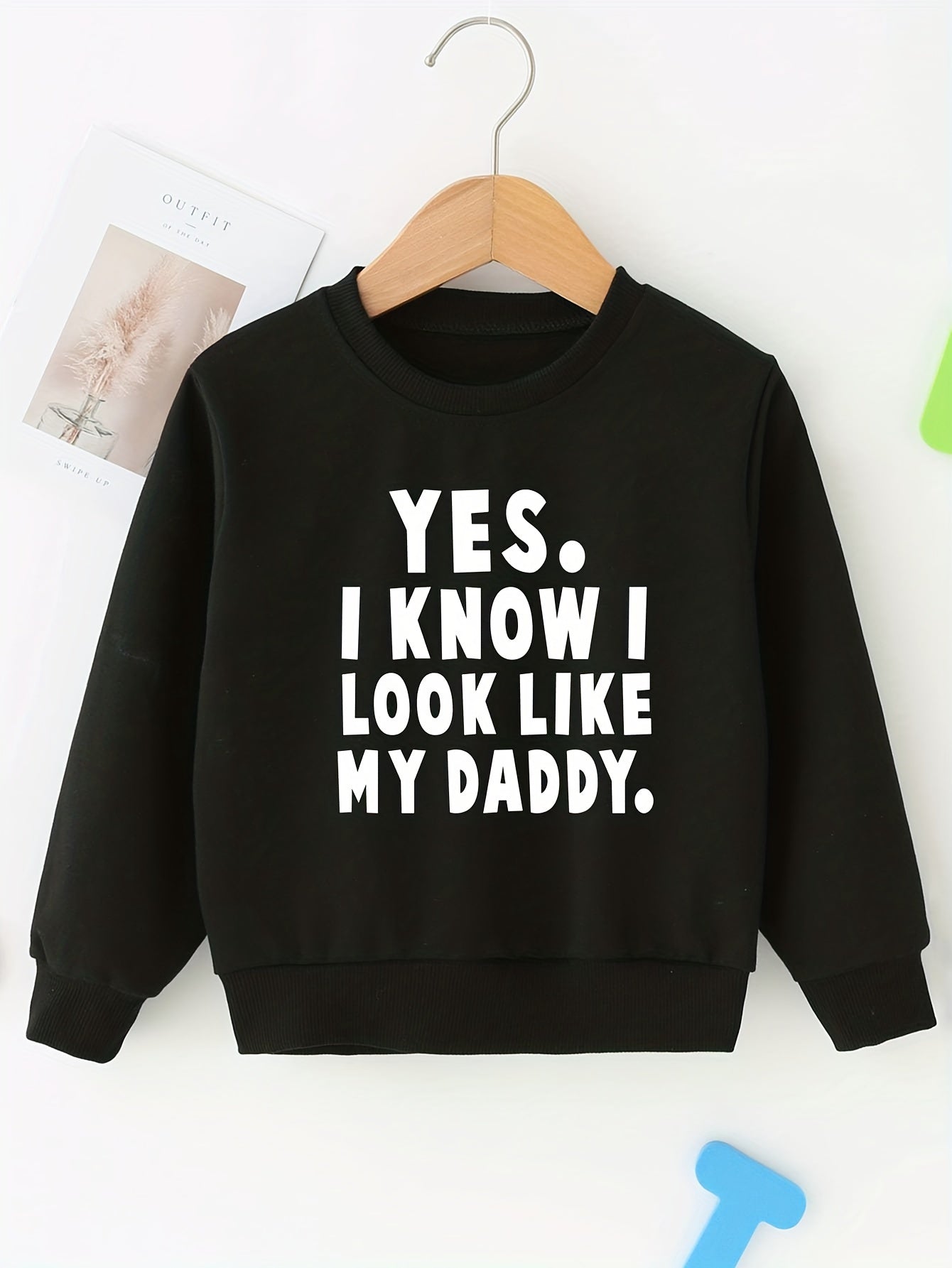Boys Casual Pullover Sweatshirt Long Sleeve Crew Neck Tops