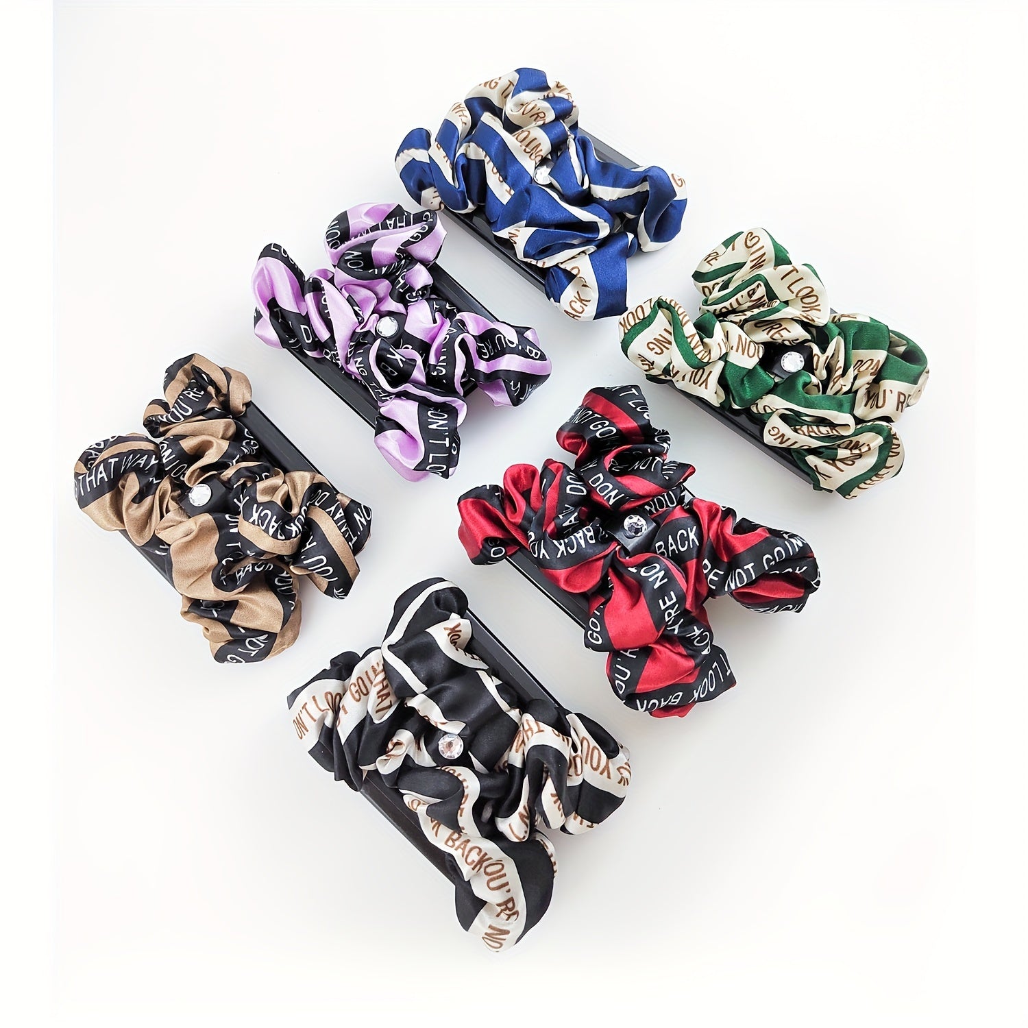 Elastic Silk Satin Magic Hair Combs Easy Combs Clips For Women