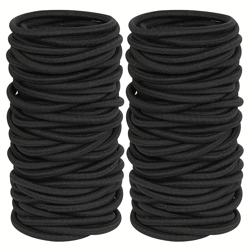 20pcs Elastic Hair Tie for Thick Curly Hair Women Girls Unisex Hair Accessories