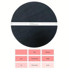 Stained Glass Floral Round Mouse Pad 7.87 Inch