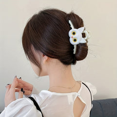 Silicone Cat Hair Claw Hair Clip Female Large Back Head Clip Cartoon Headwear
