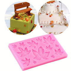 Maple Rose Leaf Silicone Mold Epoxy Resin Candy Polymer Clay Plant Series
