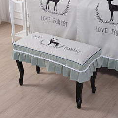 Cloth Piano Cover Dustproof Half Open