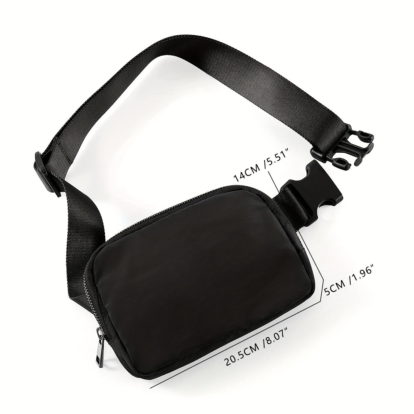 Durable Nylon Chest Bag Waterproof Fanny Pack