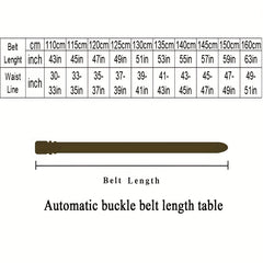 Men's Casual High Leather Belt For Man