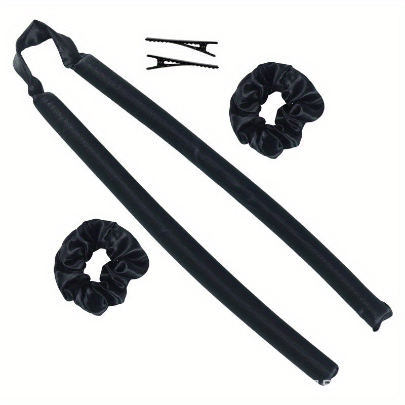 Heatless Curling Rod Headband for Long Hair - Lazy Hair Curler