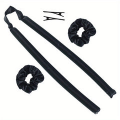Heatless Curling Rod Headband for Long Hair - Lazy Hair Curler
