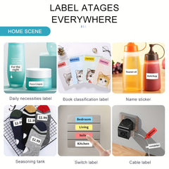 150Pcs Stickers P11 P12 P15 P50 Waterproof Thermal Label Paper